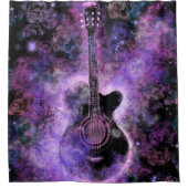 ギター音楽シャワーカーテン シャワーカーテン (正面)