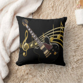 ギター音楽装飾用クッション クッション (ブランケット)