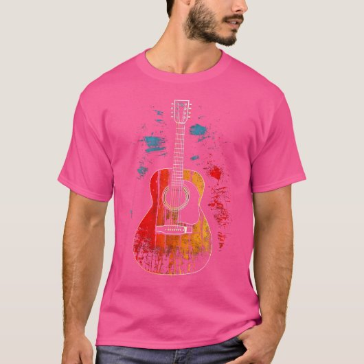 ギター音楽30 Tシャツ (正面)