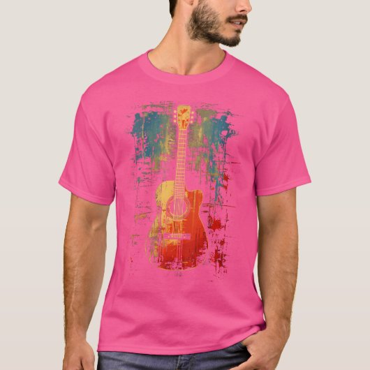 ギター音楽55 Tシャツ (正面)