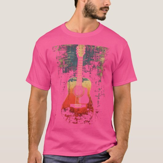 ギター音楽7 Tシャツ (正面)