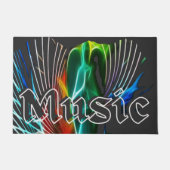 ギター音楽 ドアマット (正面)