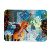 ギター音楽 マグネット (横)