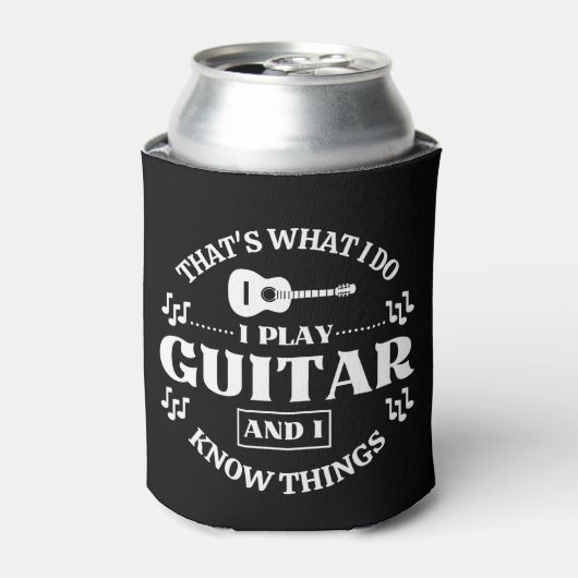 ギター音楽 缶クーラー (缶正面)