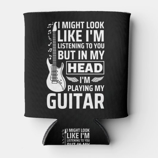 ギター音楽 缶クーラー (正面)