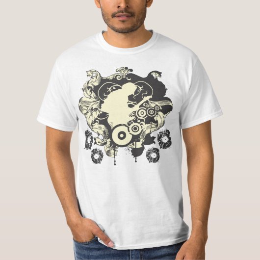 ギター音楽 Tシャツ (正面)