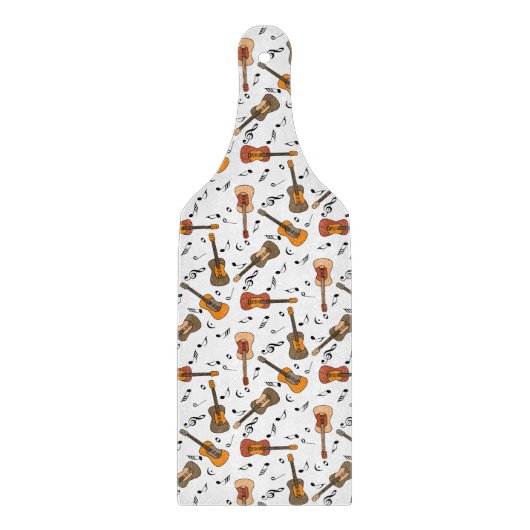 ギター音符パターン カッティングボード (正面)