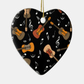 ギター音符パターン セラミックオーナメント (右)