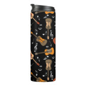 ギター音符パターン タンブラー (回転右)