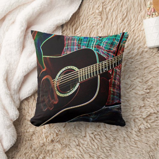 ギター1のTPM クッション (ブランケット)