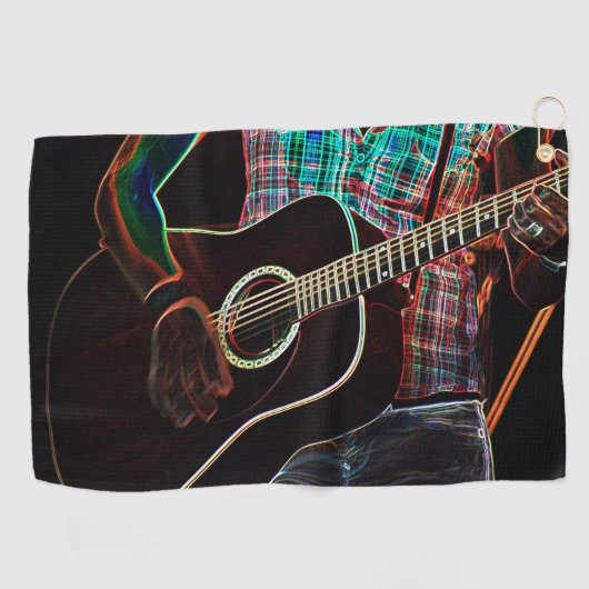 ギター1 gtcna ゴルフタオル (横)