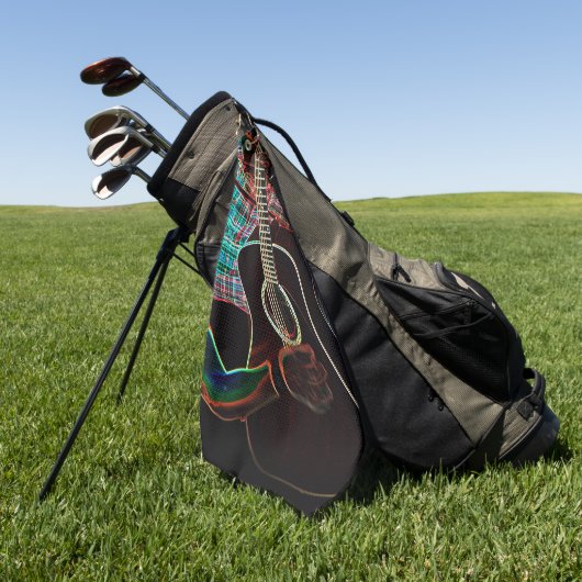 ギター1 gtcna ゴルフタオル (グリーン)