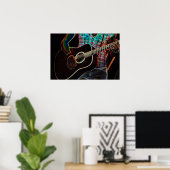 ギター1 wapcn ポスター (ホームオフィス)