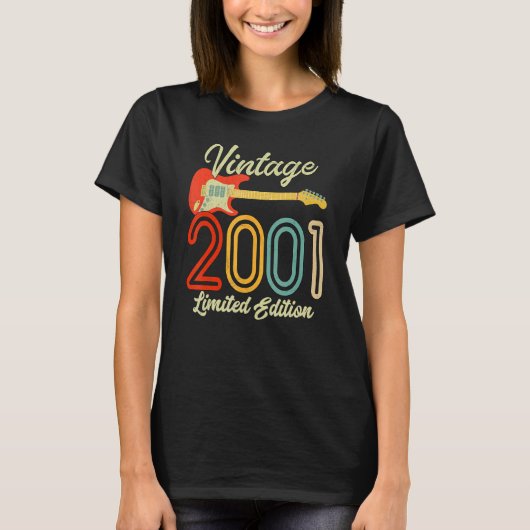 ギター21歳ヴィンテージ2001 Tシャツ (正面)