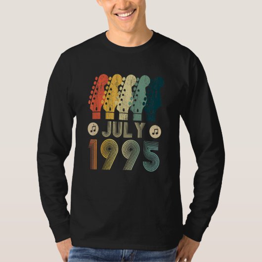 ギター27歳ヴィンテージ1995 Tシャツ (正面)