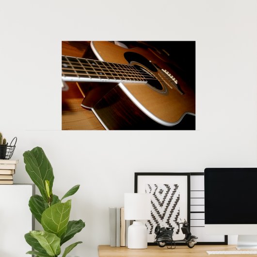 ギター2 ポスター (ホームオフィス)