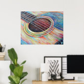 ギター2 ポスター (ホームオフィス)