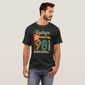 ギター41歳ヴィンテージ1981 Tシャツ (正面フル)