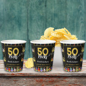 ギター50thバースデーパーティーカスタム 紙コップ