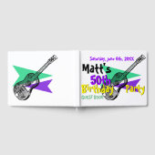 ギター50thバースデーパーティーゲストブック ゲストブック (全面)