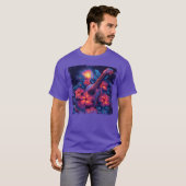 ギター80年代ルックの友達 Tシャツ (正面フル)