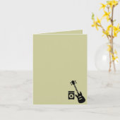 ギター/アンプ カード (黄色い花)