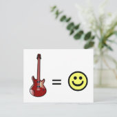 ギター イコール ハッピネス ポストカード (スタンド正面)