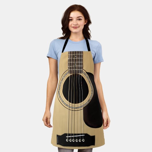 ギター エプロン (着用した状態)