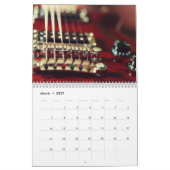 ギター-カレンダー カレンダー (3月 2027)