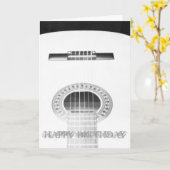 ギター カード (黄色い花)