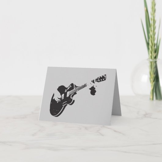 ギター- カード (正面)