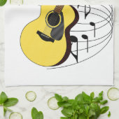 ギター キッチンタオル (折り畳み)