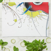 ギター キッチンタオル (折り畳み)