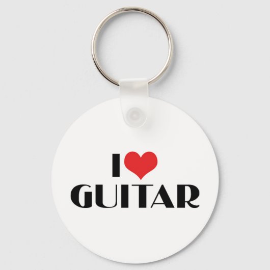 ギター・キーチェーンが大好き キーホルダー (正面)