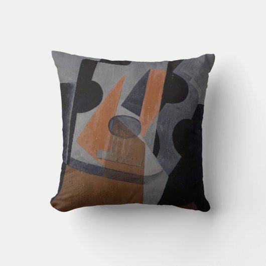 ギター(ギターが付いている静物画)、1916年 クッション (正面)