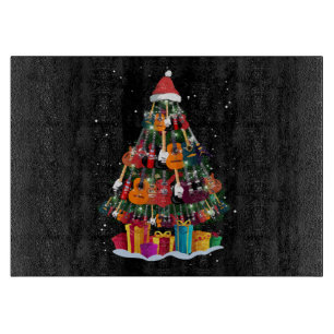 ギター クリスマスツリー おもしろい カッティングボード