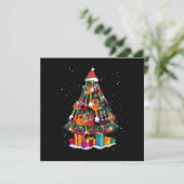 ギター クリスマスツリー おもしろい  招待状 (スタンド正面)