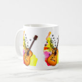 ギター コーヒーマグカップ (正面左)