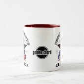 ギター-コーヒー・マグ ツートーンマグカップ (中央)