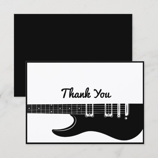 ギター サンキューカード (正面/裏面)