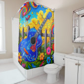 ギター シャワーカーテン (インサイチュ)