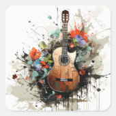ギター スクエアシール (正面)