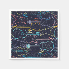 ギター スタンダードカクテルナプキン