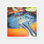 ギター スタンダードカクテルナプキン (正面)