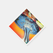 ギター スタンダードカクテルナプキン (角)