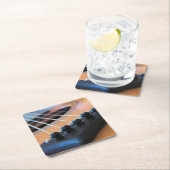 ギター・ストリン保グ – 音楽の遊コースター スクエアペーパーコースター (インサイチュ)