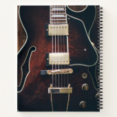 ギター・ダークウッド・ミュージック ノートブック (裏面)