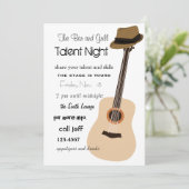 ギター・ナイト 招待状 (スタンド正面)