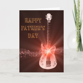 ギター・ノーツ・ファザーズ・デイ・カード カード