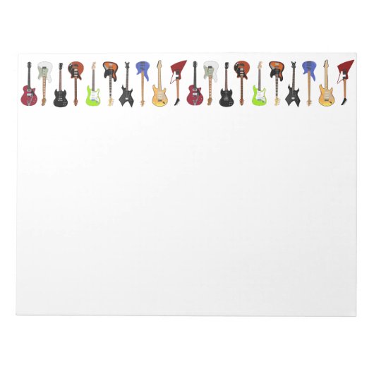 ギター ノートパッド (正面)